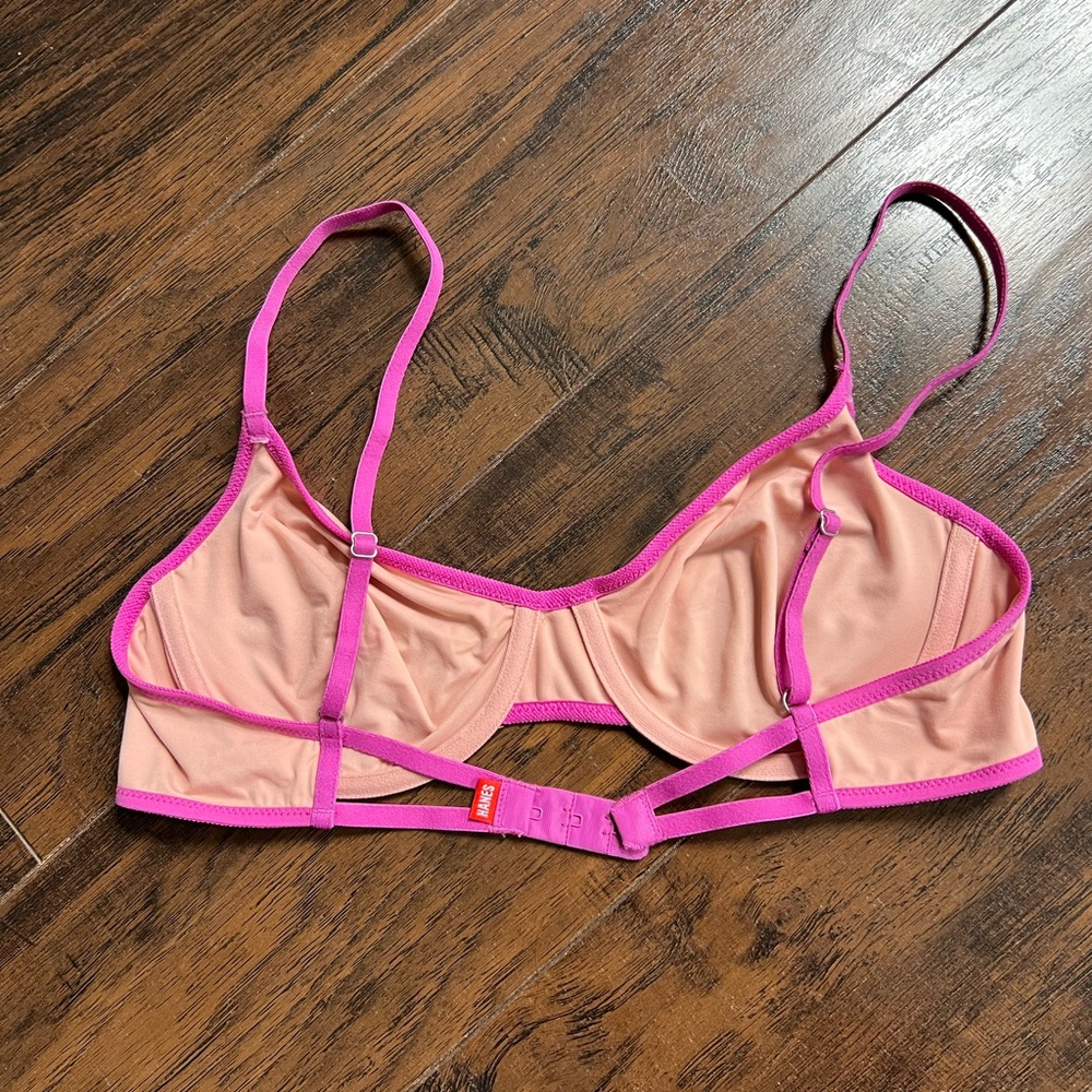 Pink & Peach No Padding Bra - Picture 2 of 6